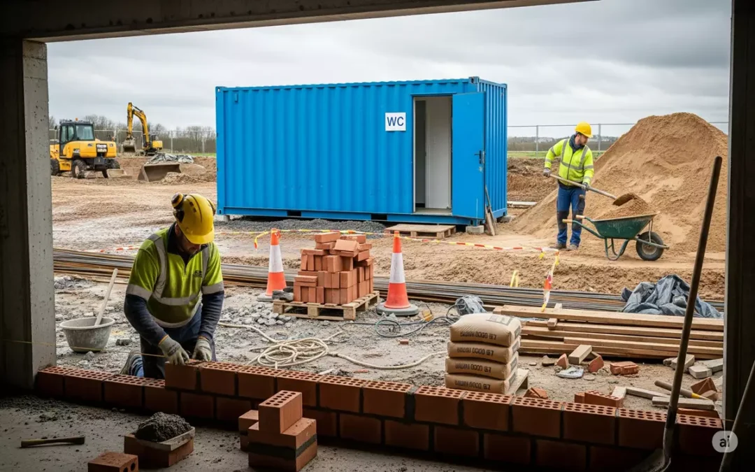 Banheiro Químico Container: Eficiência na Obra